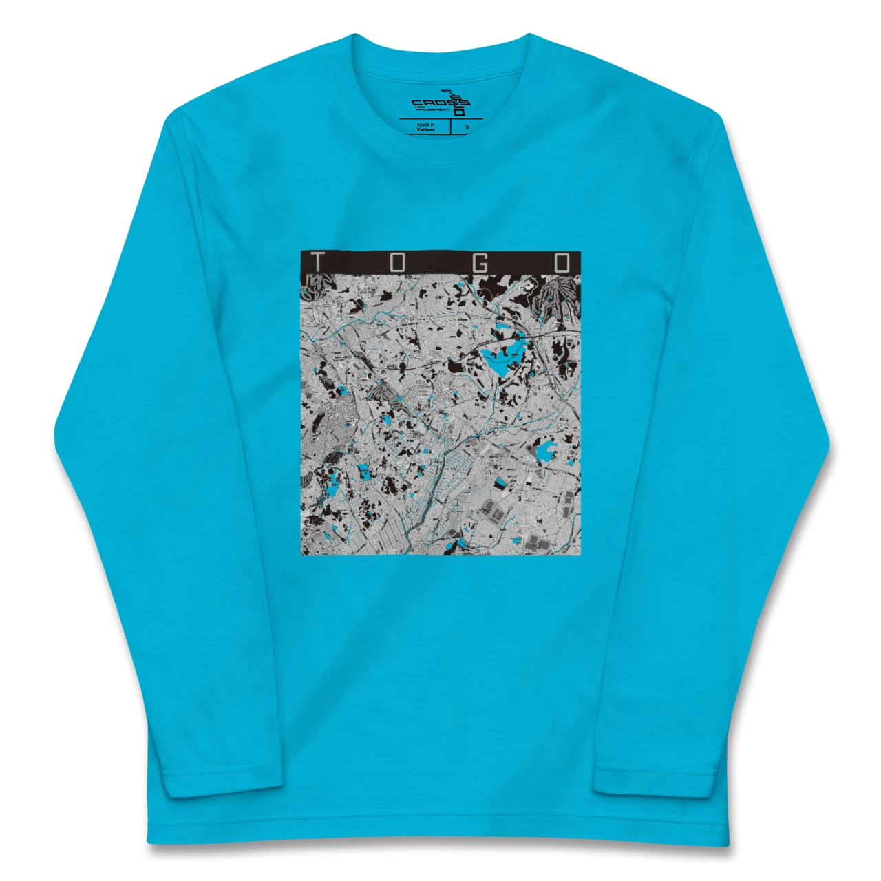 【東郷(愛知県)】地図柄ロングスリーブTシャツ