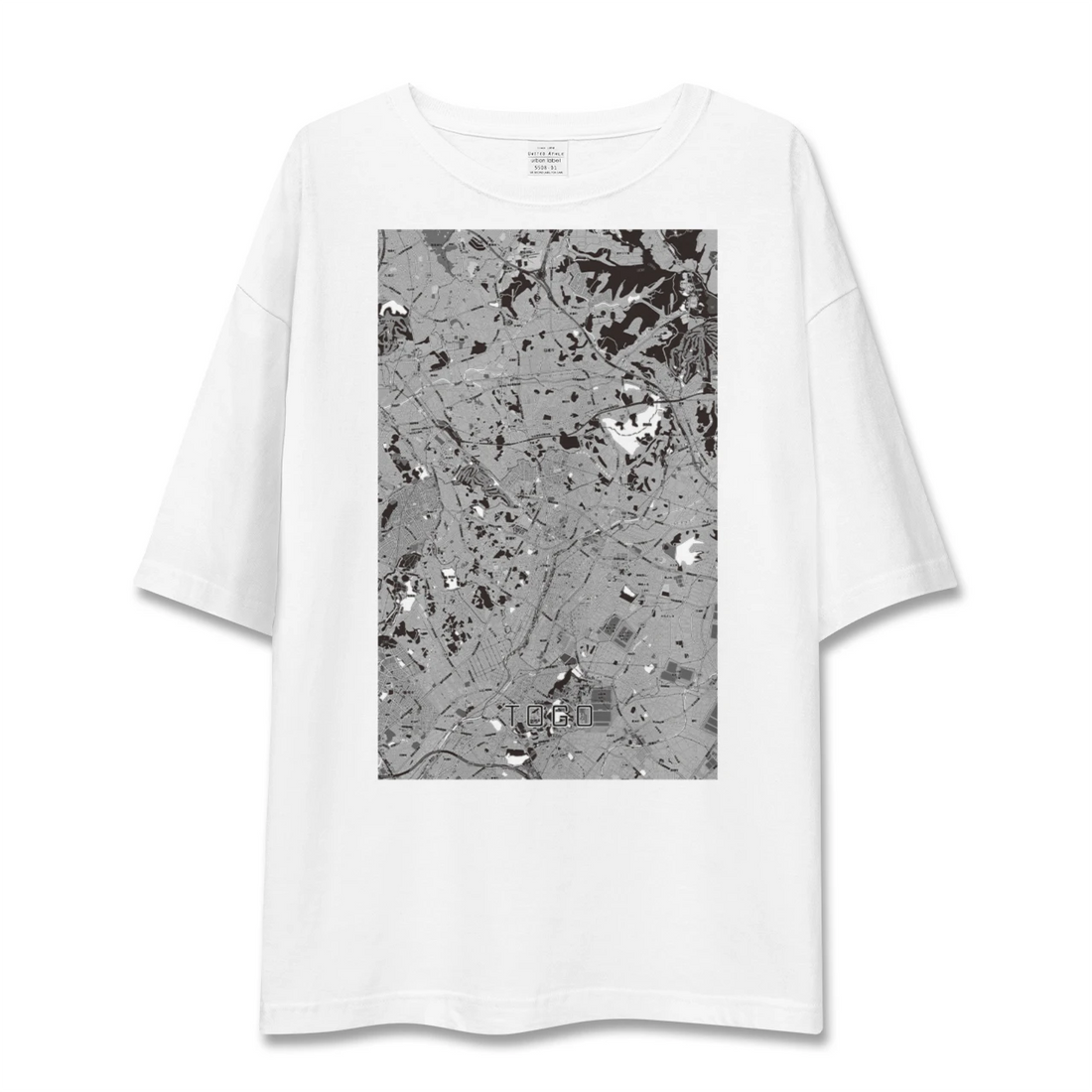 【東郷(愛知県)】地図柄ビッグシルエットTシャツ