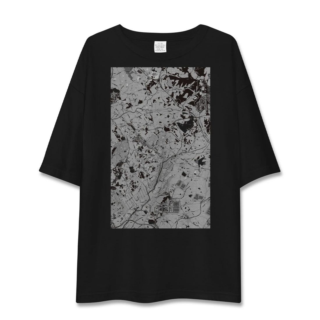 【東郷(愛知県)】地図柄ビッグシルエットTシャツ