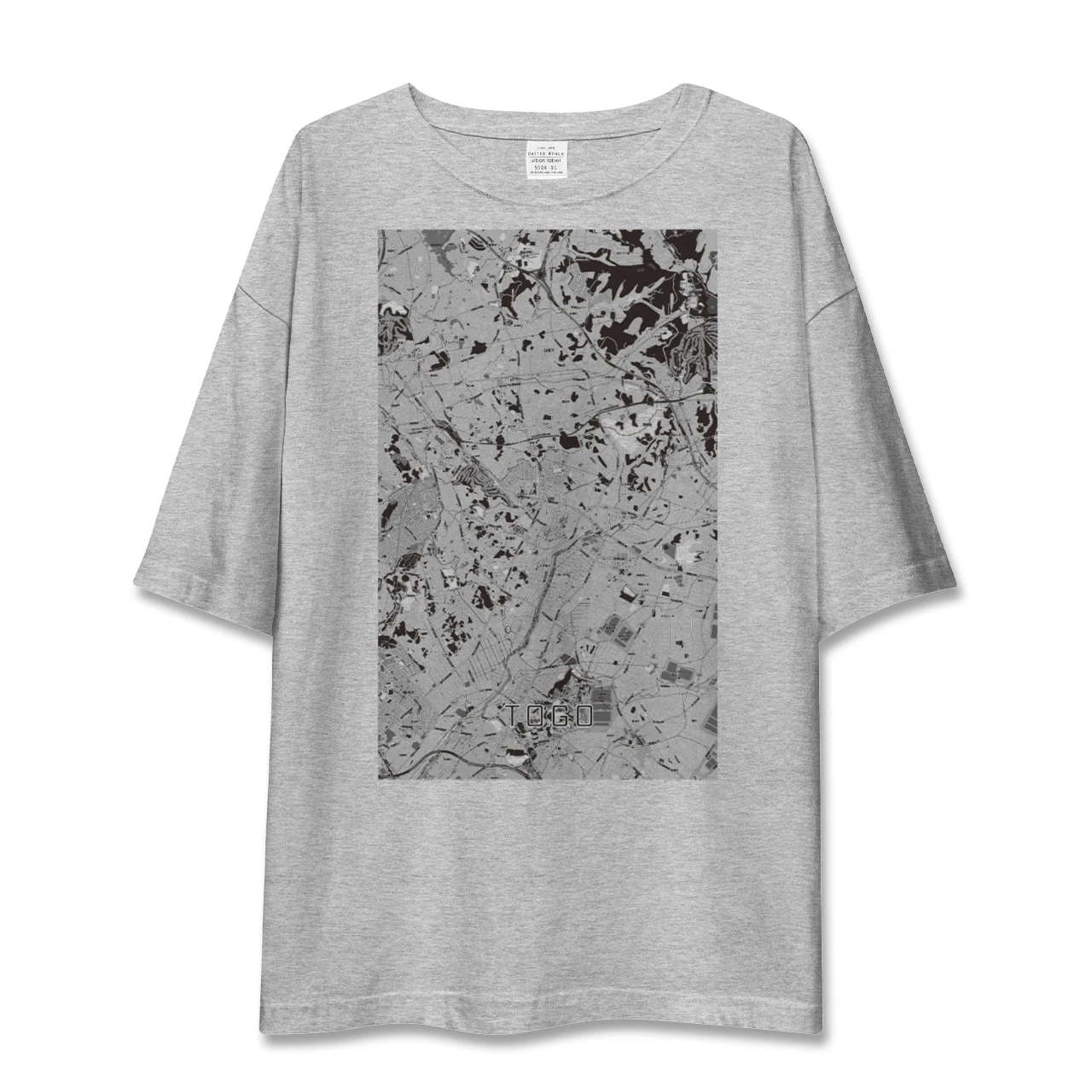 【東郷(愛知県)】地図柄ビッグシルエットTシャツ