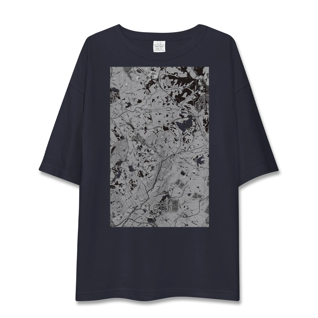 【東郷(愛知県)】地図柄ビッグシルエットTシャツ