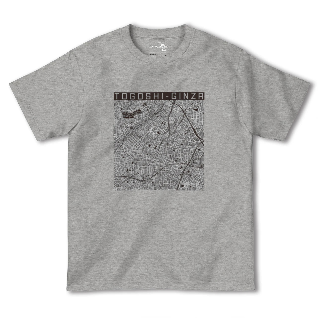 【戸越銀座(東京都)】地図柄ヘビーウェイトTシャツ
