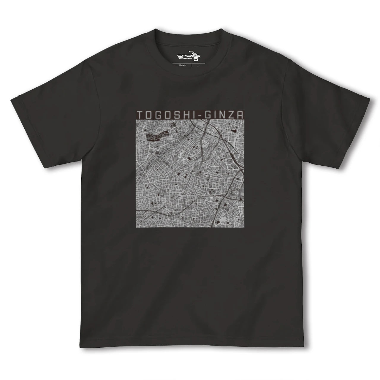 【戸越銀座(東京都)】地図柄ヘビーウェイトTシャツ