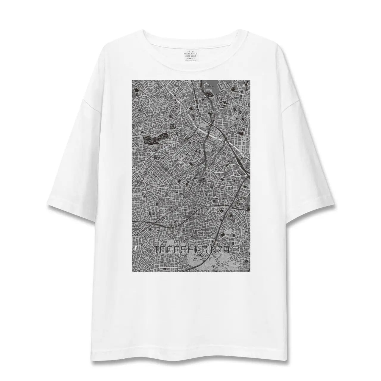 【戸越銀座(東京都)】地図柄ビッグシルエットTシャツ