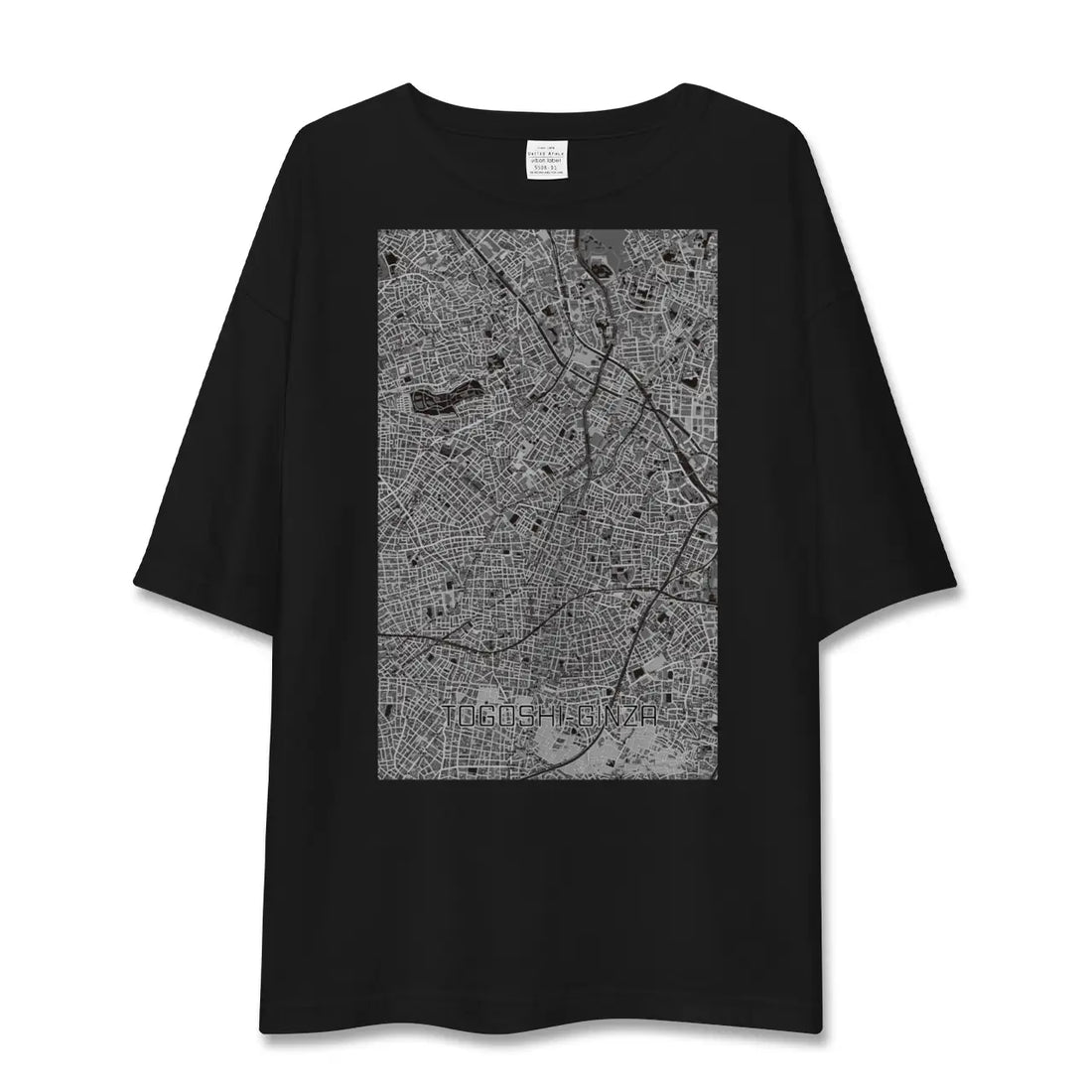 【戸越銀座(東京都)】地図柄ビッグシルエットTシャツ