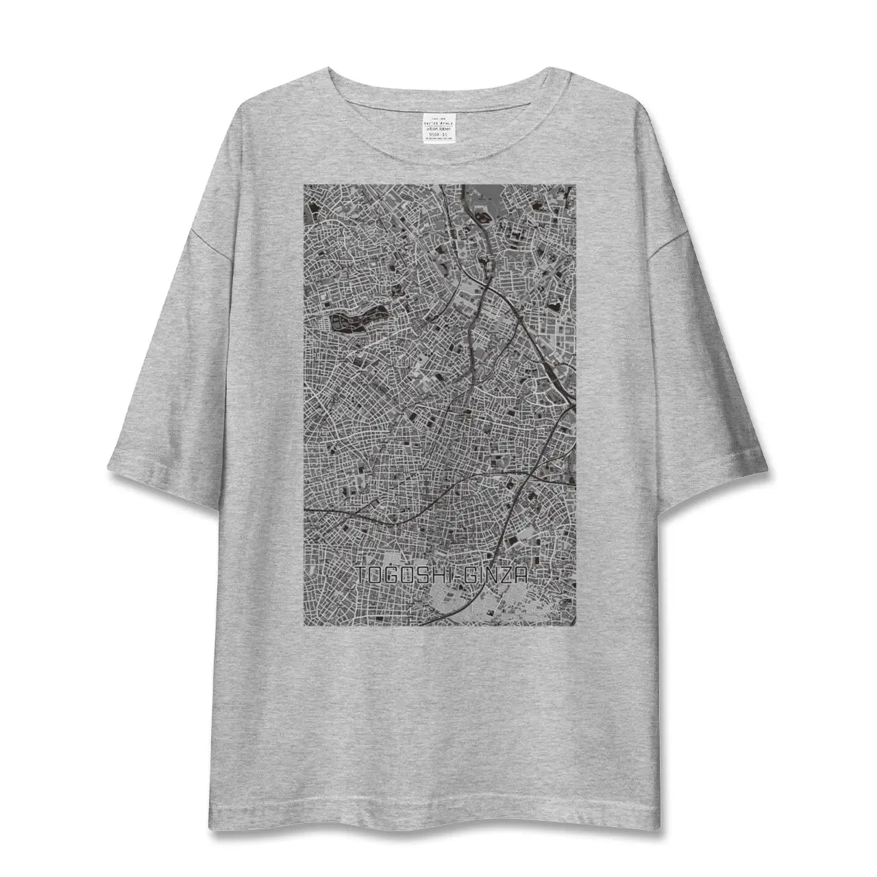 【戸越銀座(東京都)】地図柄ビッグシルエットTシャツ