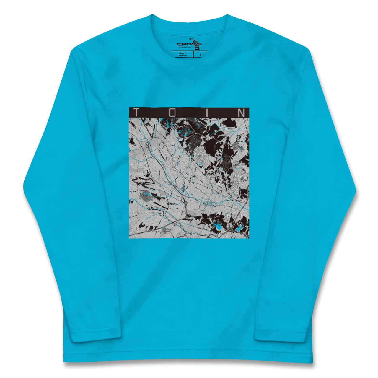 【東員(三重県)】地図柄ロングスリーブTシャツ