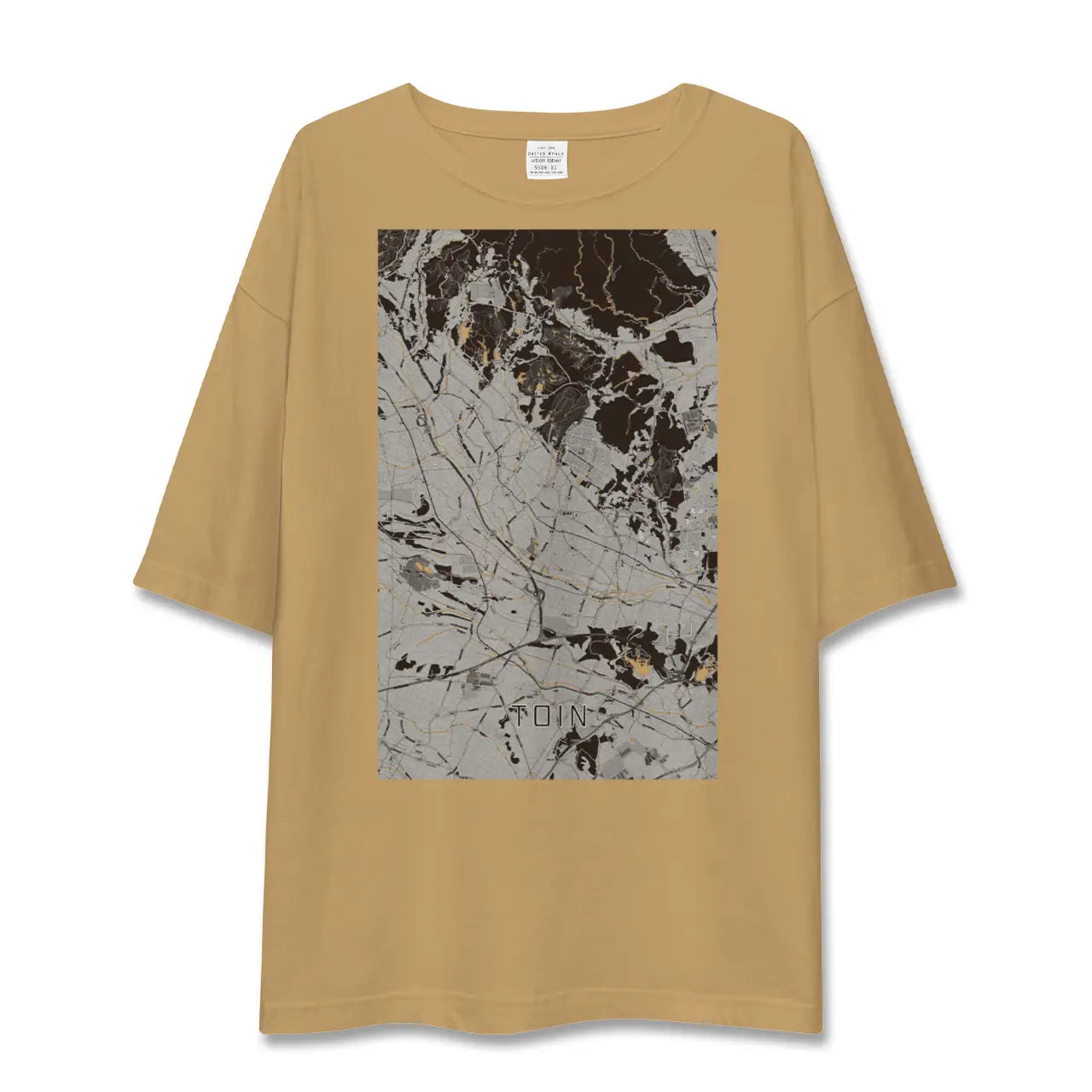 【東員(三重県)】地図柄ビッグシルエットTシャツ