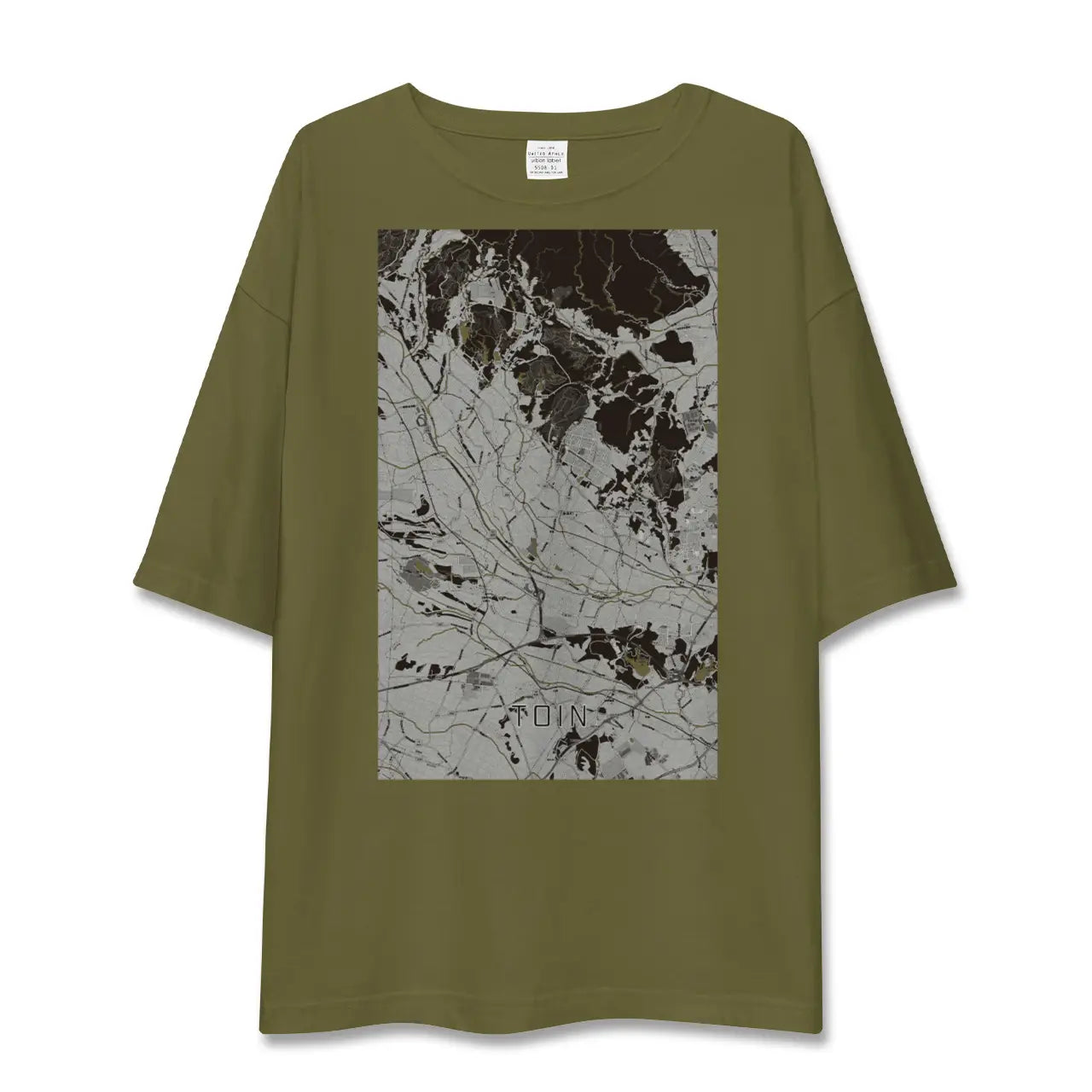 【東員(三重県)】地図柄ビッグシルエットTシャツ