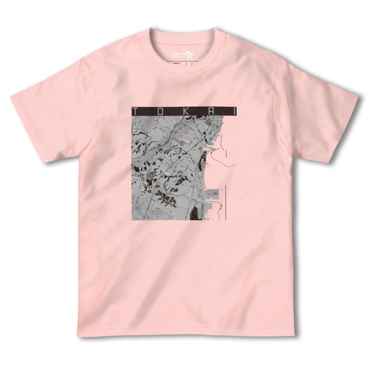 【東海(茨城県)(茨城県)】地図柄ヘビーウェイトTシャツ
