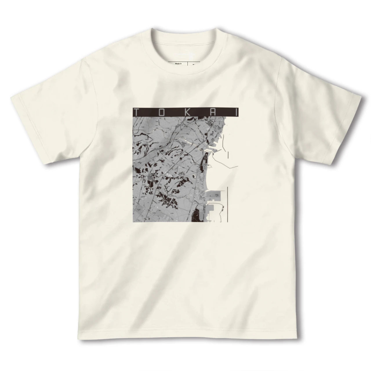 【東海(茨城県)(茨城県)】地図柄ヘビーウェイトTシャツ