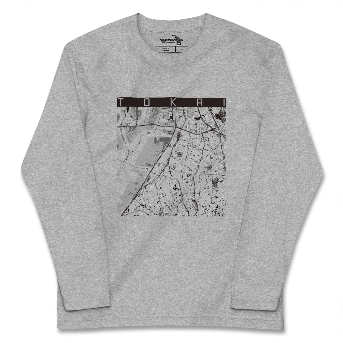 【東海(愛知県)】地図柄ロングスリーブTシャツ