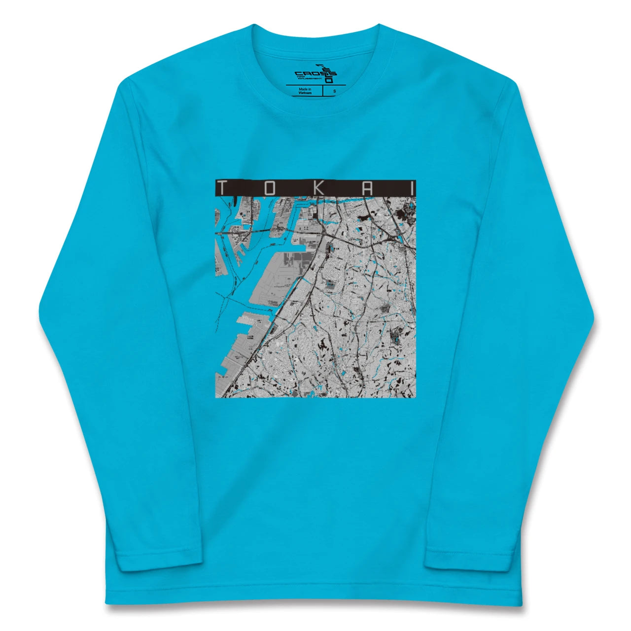 【東海(愛知県)】地図柄ロングスリーブTシャツ