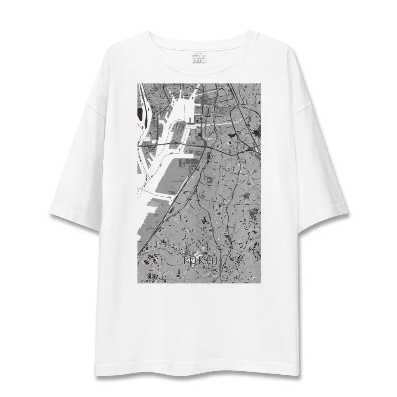 【東海(愛知県)】地図柄ビッグシルエットTシャツ