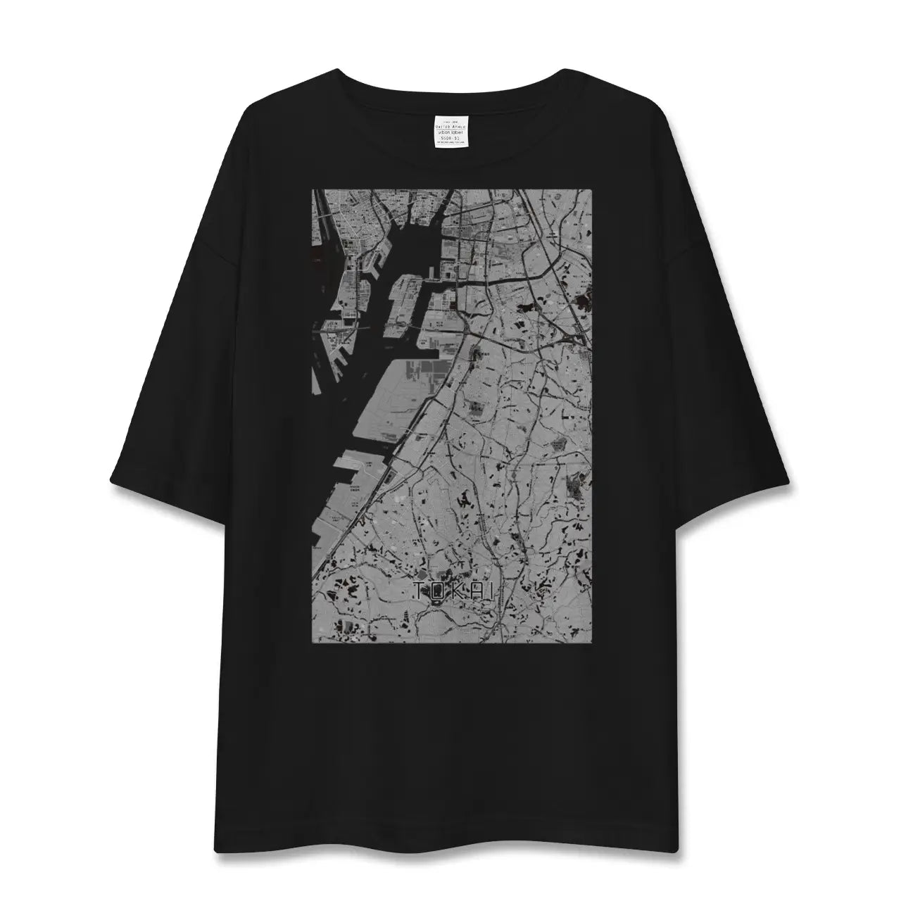 【東海(愛知県)】地図柄ビッグシルエットTシャツ