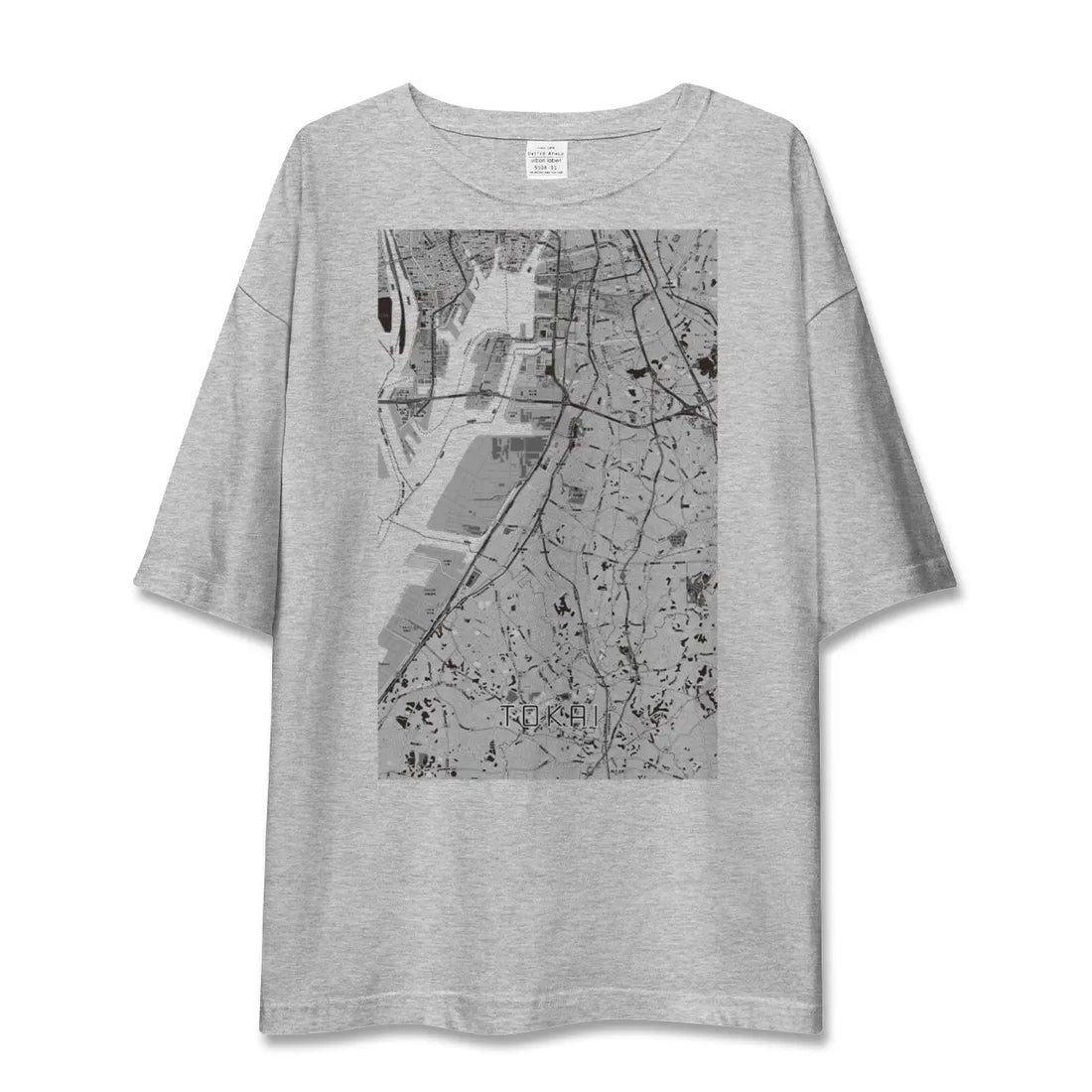 【東海(愛知県)】地図柄ビッグシルエットTシャツ