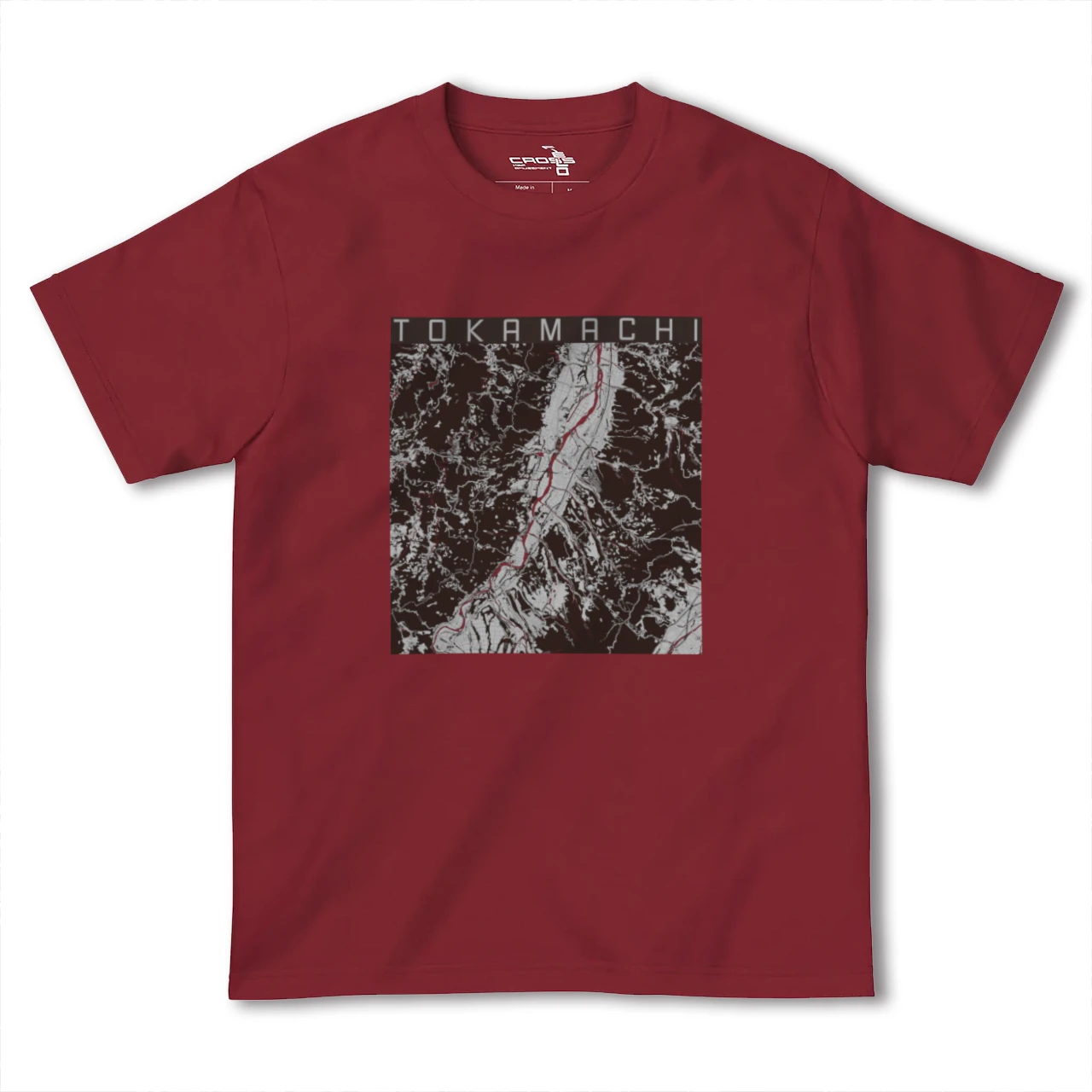 【十日町(新潟県)】地図柄ヘビーウェイトTシャツ