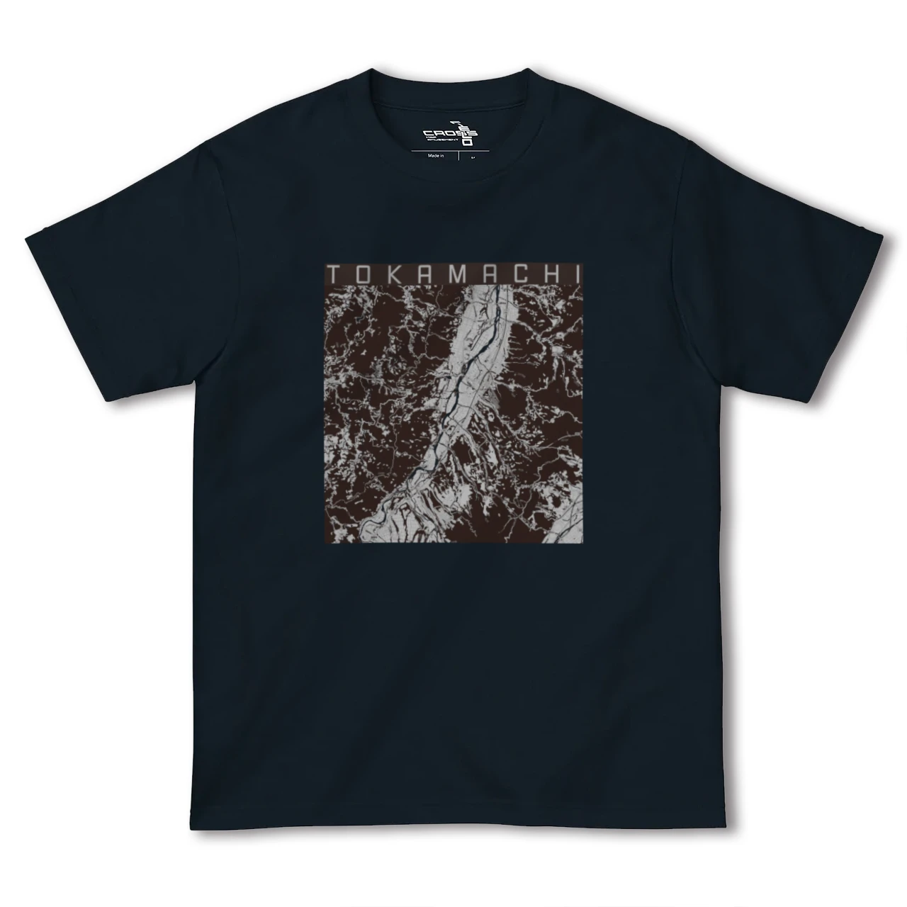 【十日町(新潟県)】地図柄ヘビーウェイトTシャツ