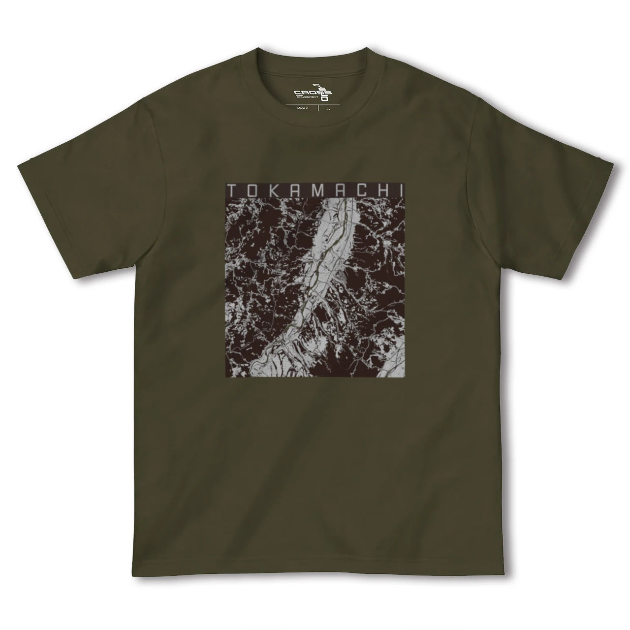 【十日町(新潟県)】地図柄ヘビーウェイトTシャツ