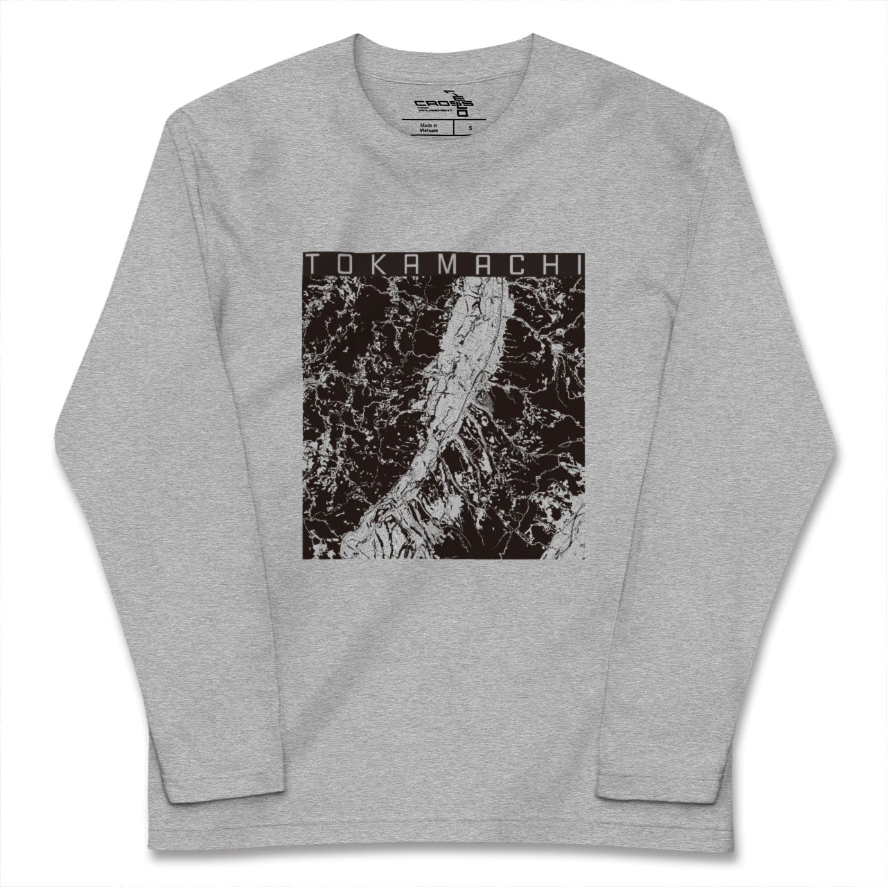 【十日町(新潟県)】地図柄ロングスリーブTシャツ