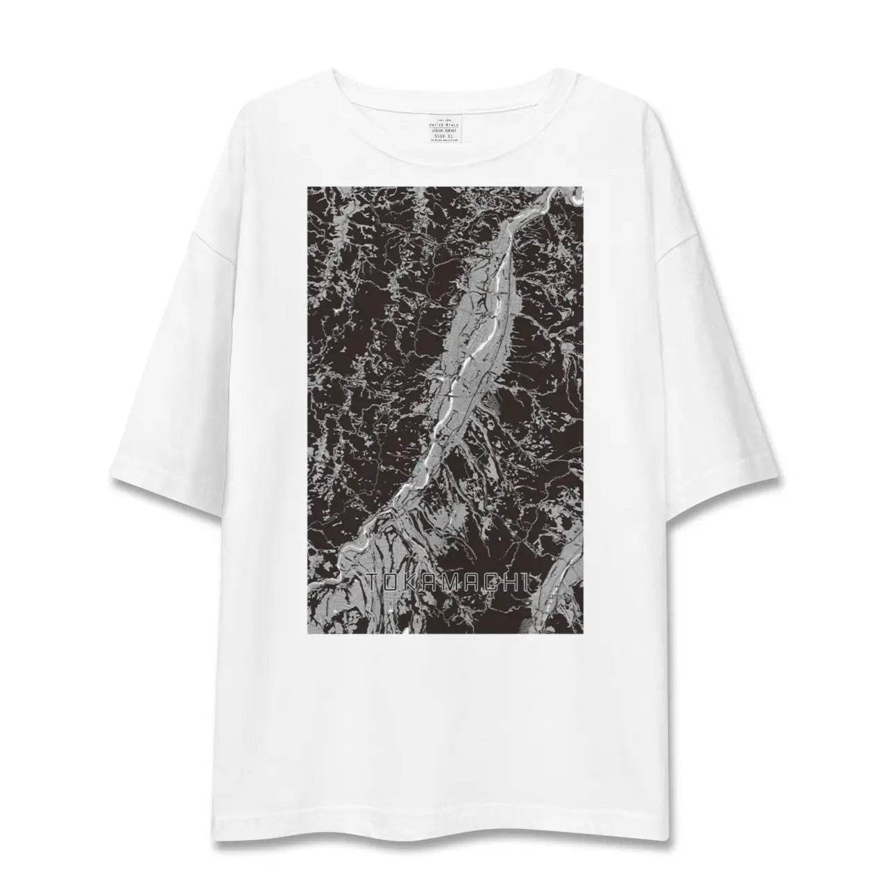 【十日町(新潟県)】地図柄ビッグシルエットTシャツ