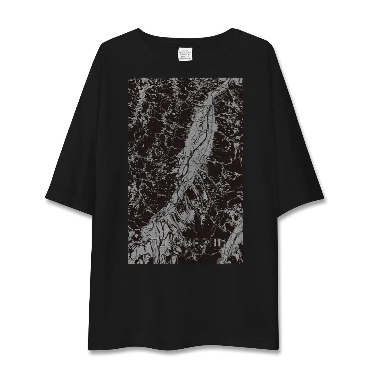 【十日町(新潟県)】地図柄ビッグシルエットTシャツ