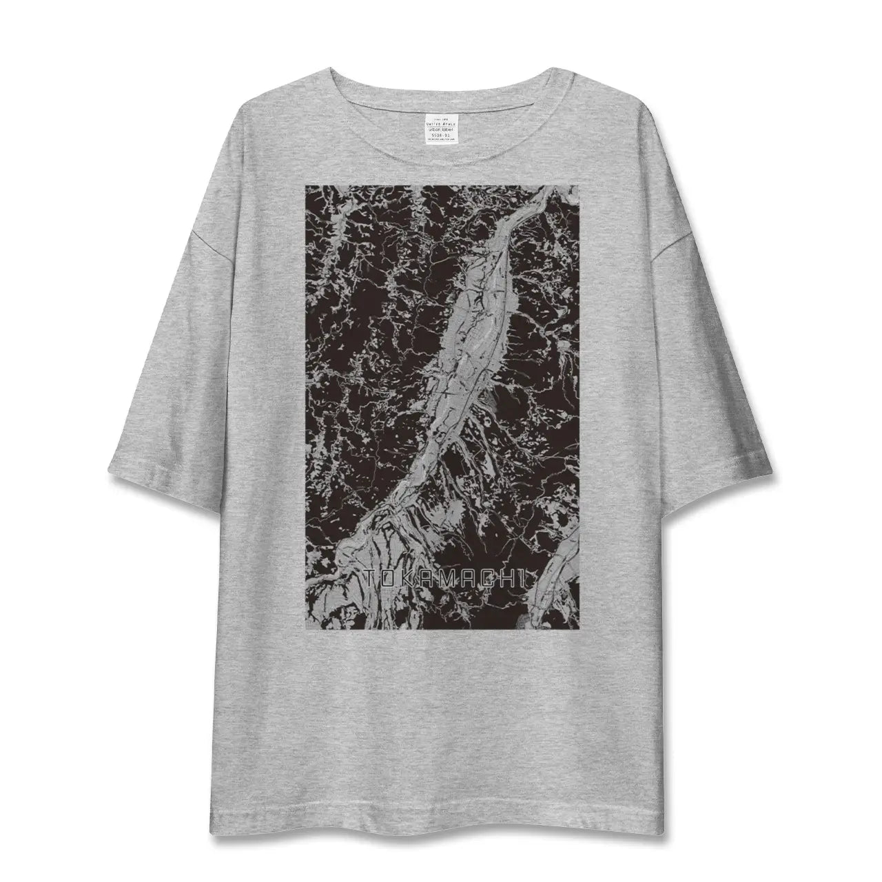 【十日町(新潟県)】地図柄ビッグシルエットTシャツ