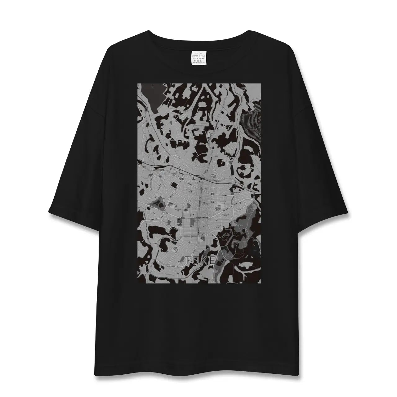 【土気(千葉県)】地図柄ビッグシルエットTシャツ
