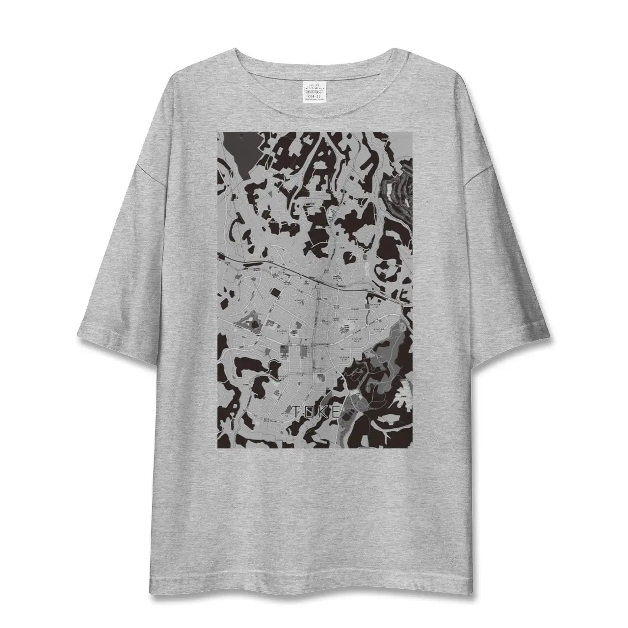 【土気(千葉県)】地図柄ビッグシルエットTシャツ