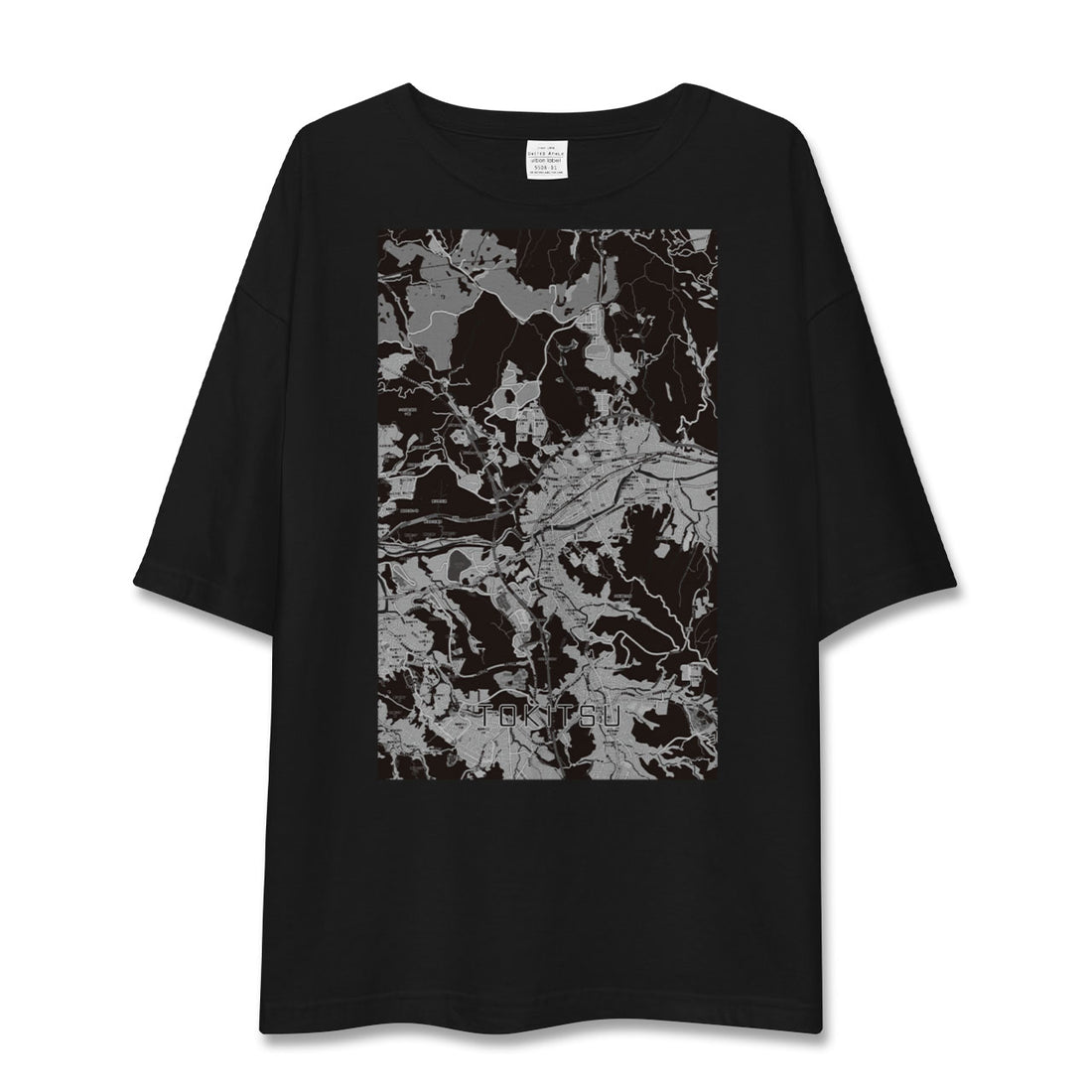 【土岐津(岐阜県)】地図柄ビッグシルエットTシャツ