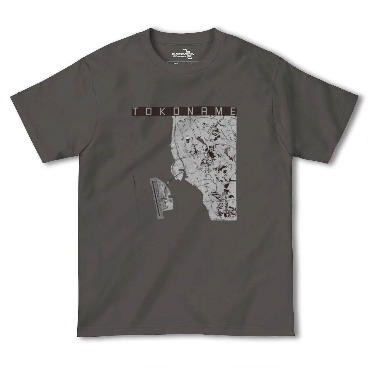 【常滑(愛知県)】地図柄ヘビーウェイトTシャツ