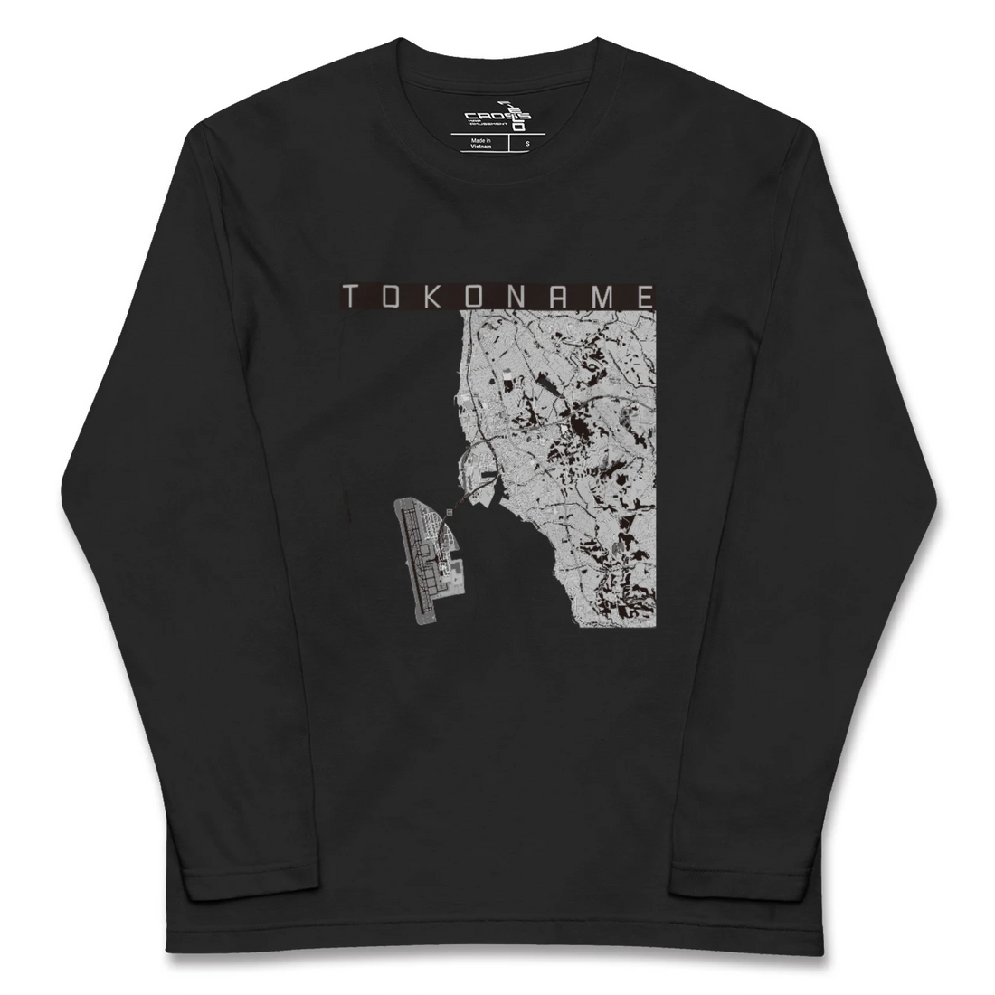 【常滑(愛知県)】地図柄ロングスリーブTシャツ