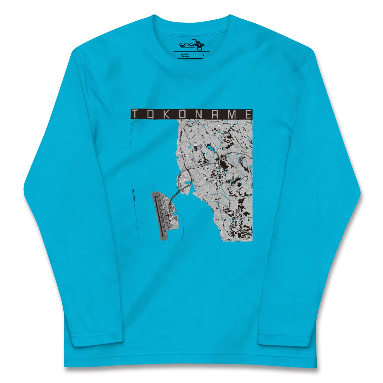 【常滑(愛知県)】地図柄ロングスリーブTシャツ