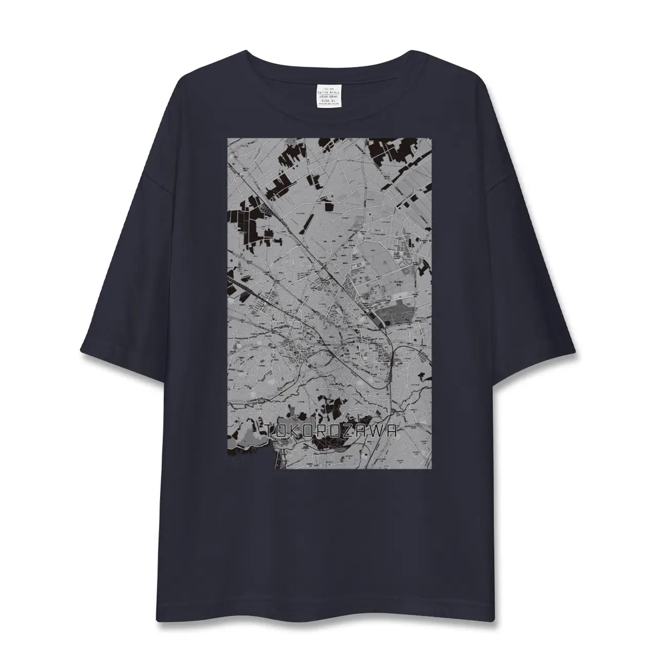 【所沢2(埼玉県)】地図柄ビッグシルエットTシャツ