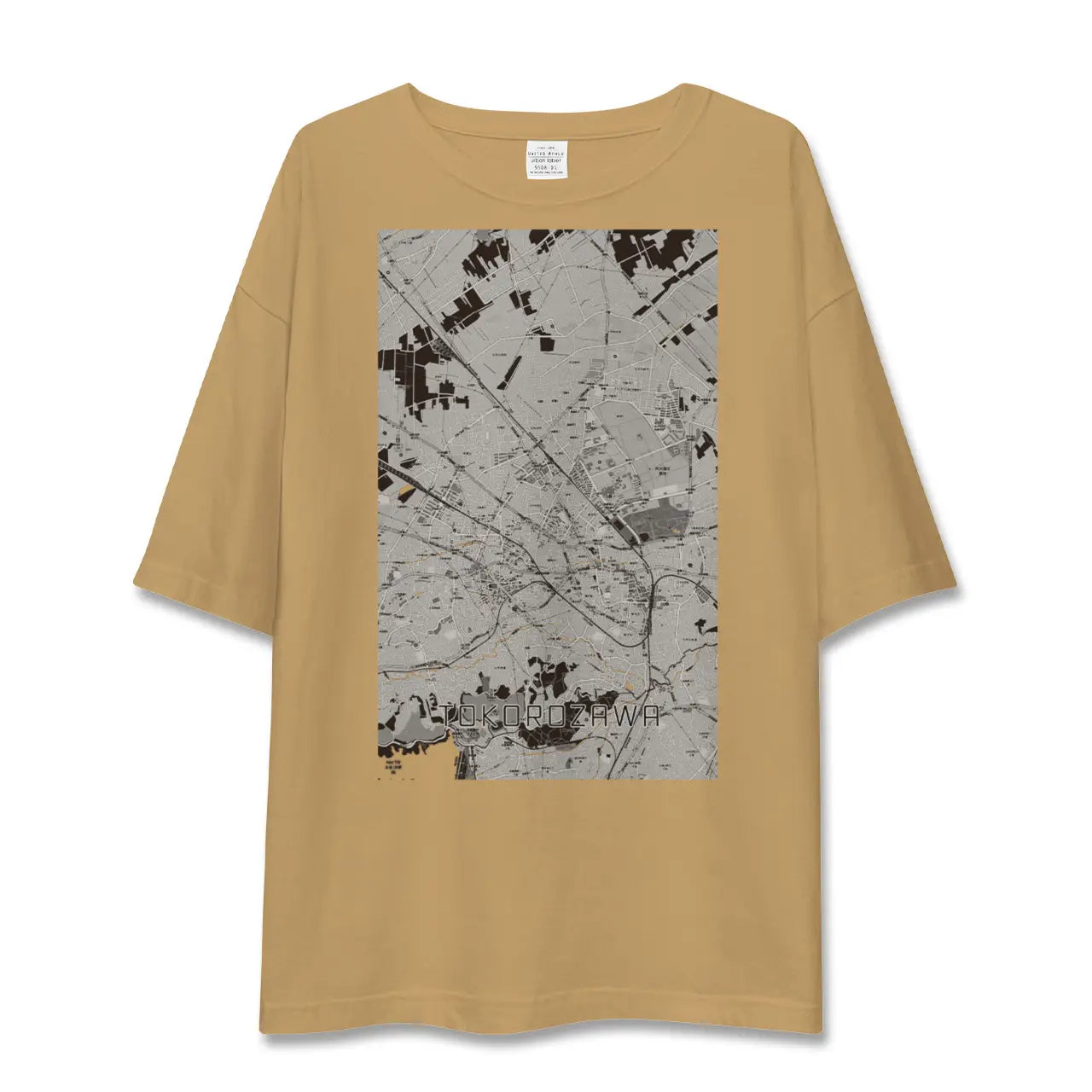 【所沢2(埼玉県)】地図柄ビッグシルエットTシャツ