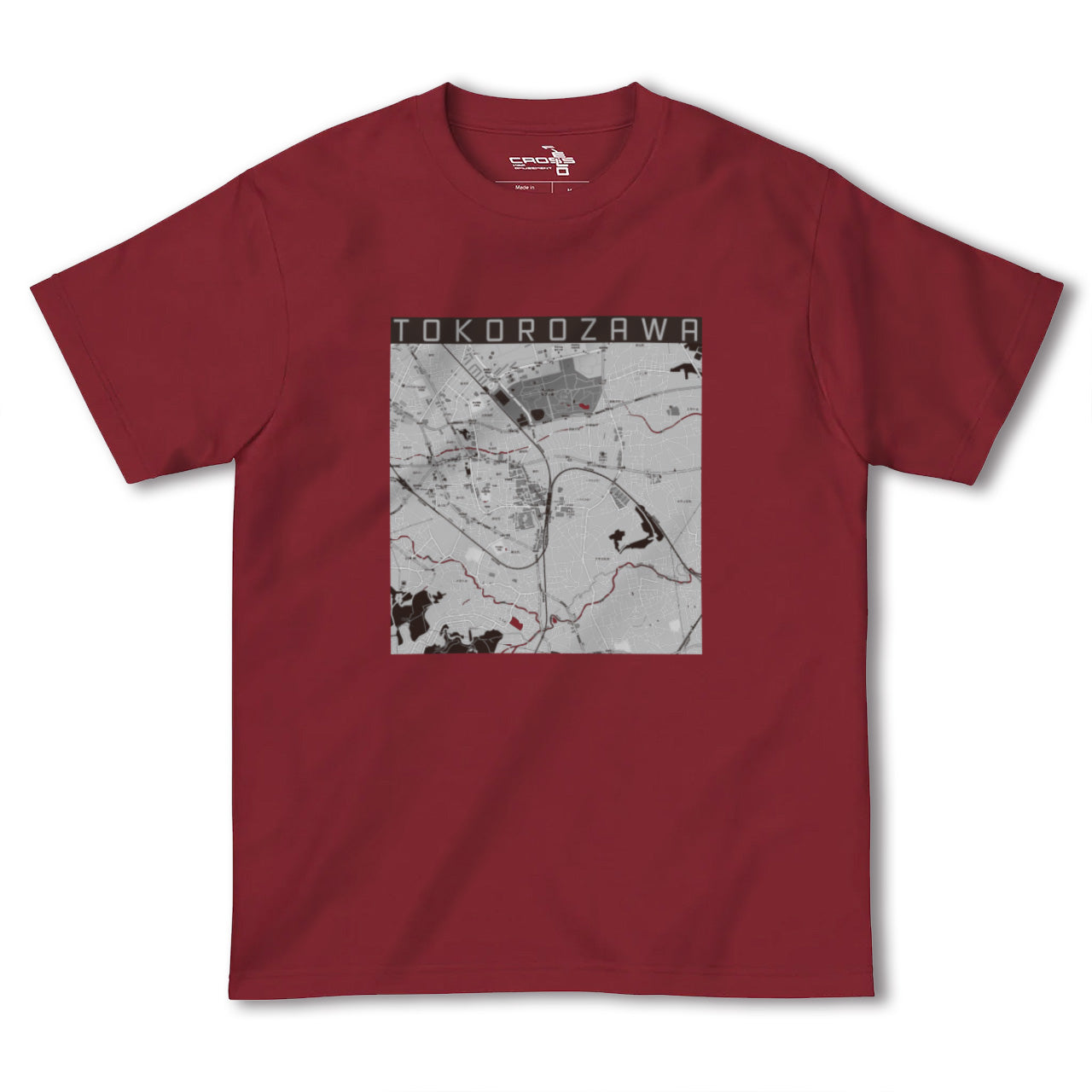 【所沢(埼玉県)】地図柄ヘビーウェイトTシャツ