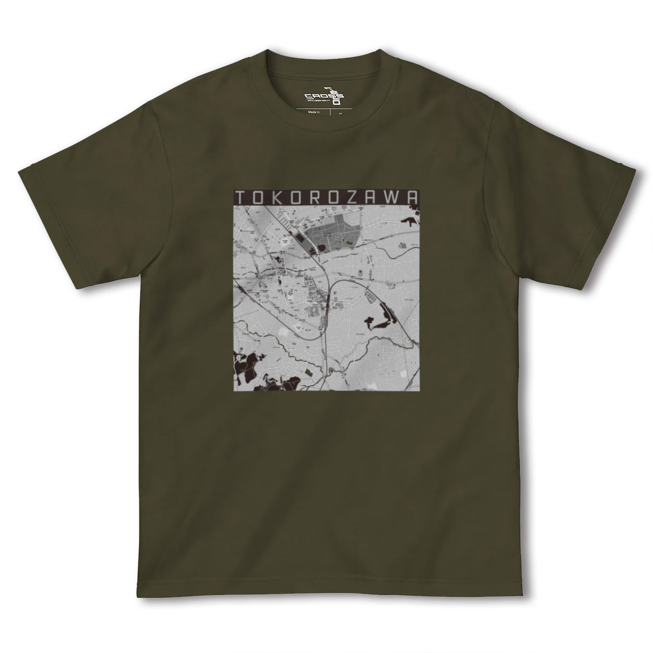 【所沢(埼玉県)】地図柄ヘビーウェイトTシャツ