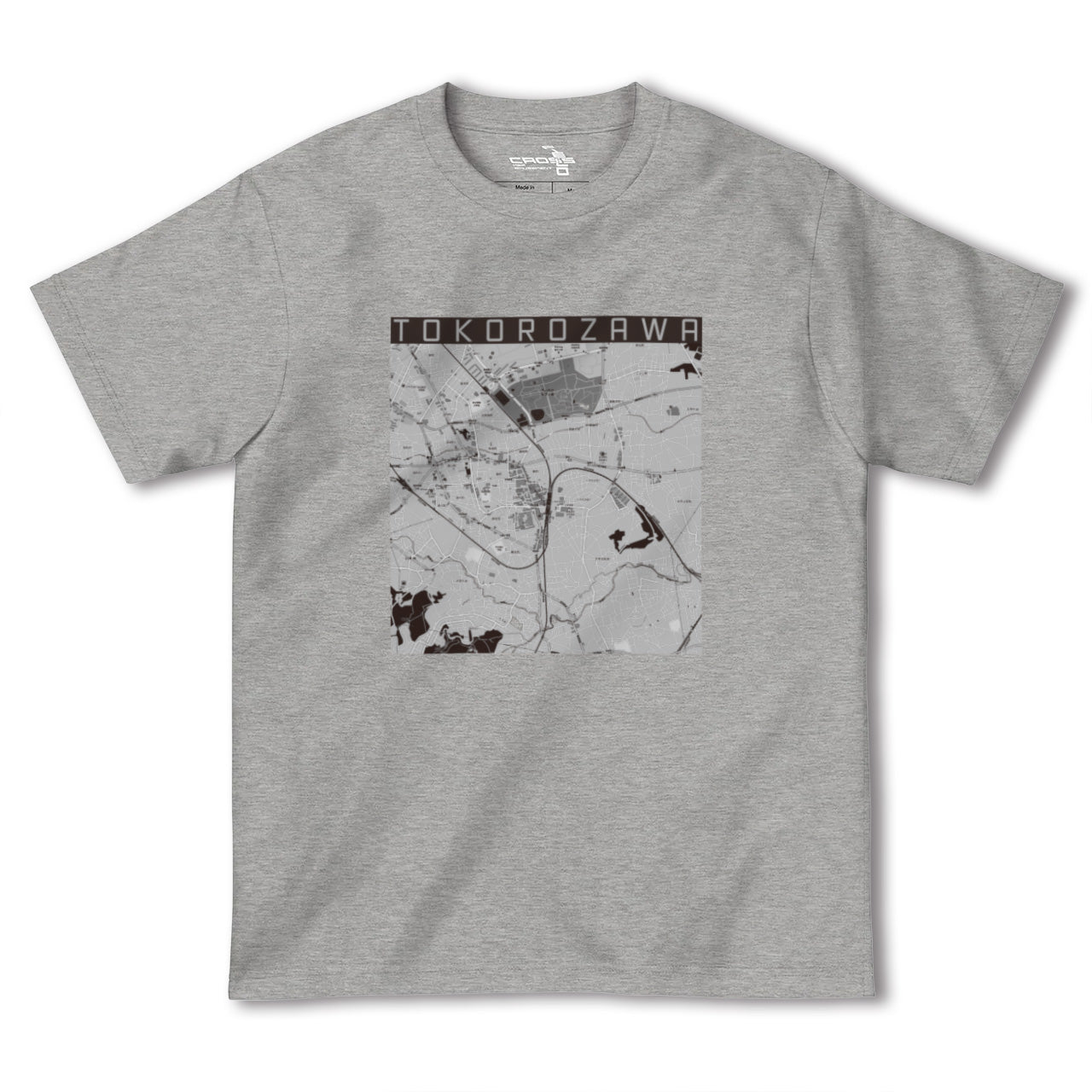 【所沢(埼玉県)】地図柄ヘビーウェイトTシャツ