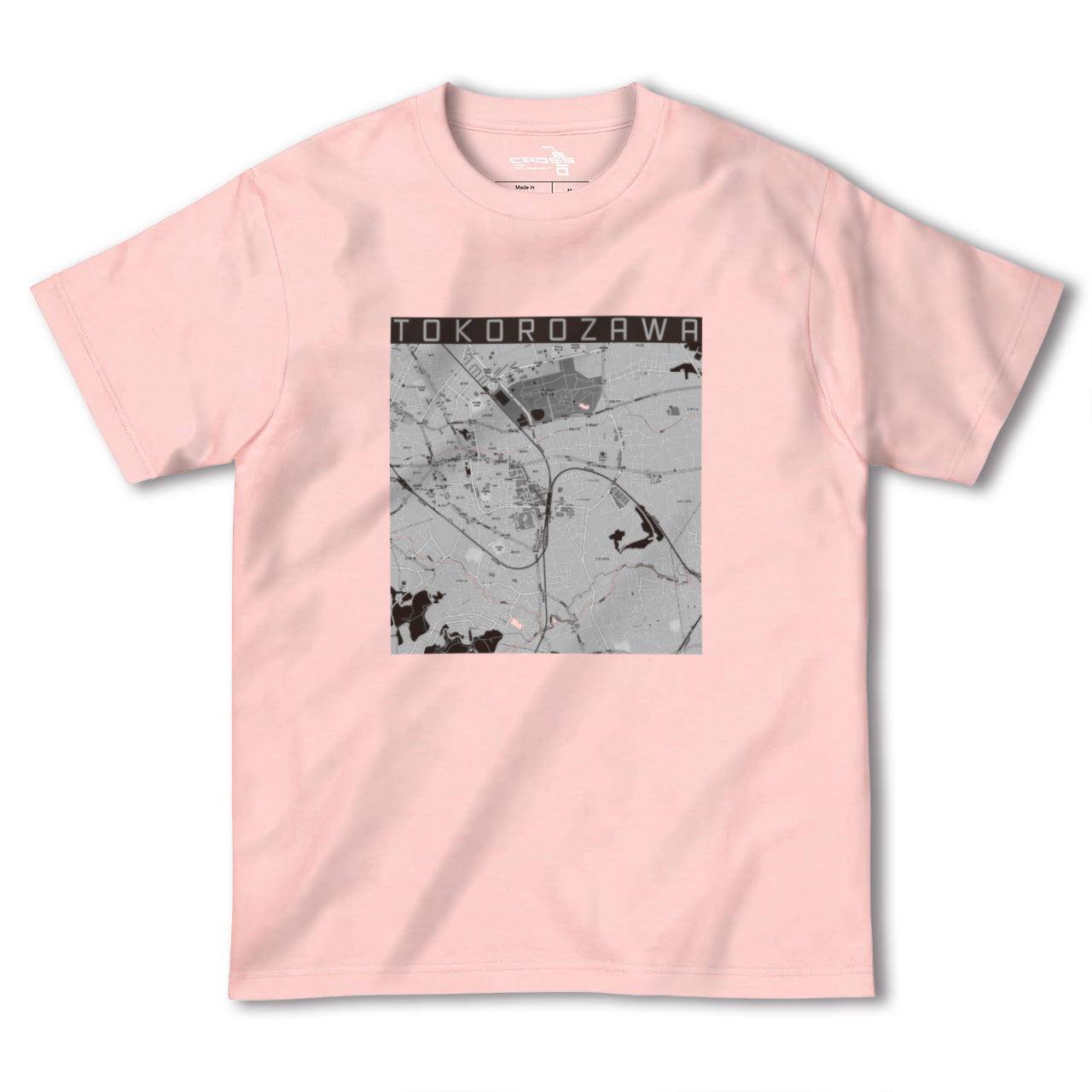 【所沢(埼玉県)】地図柄ヘビーウェイトTシャツ