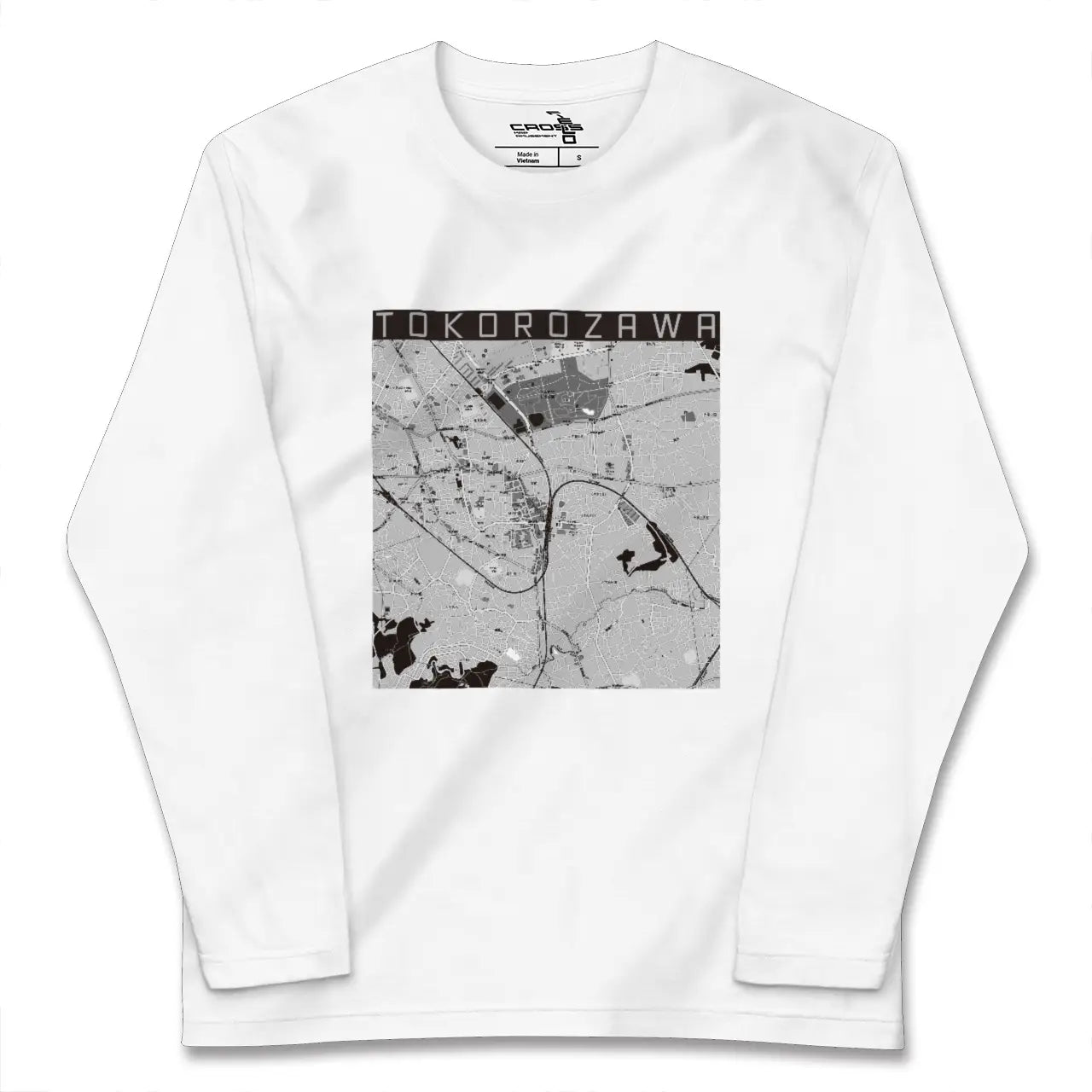 【所沢(埼玉県)】地図柄ロングスリーブTシャツ