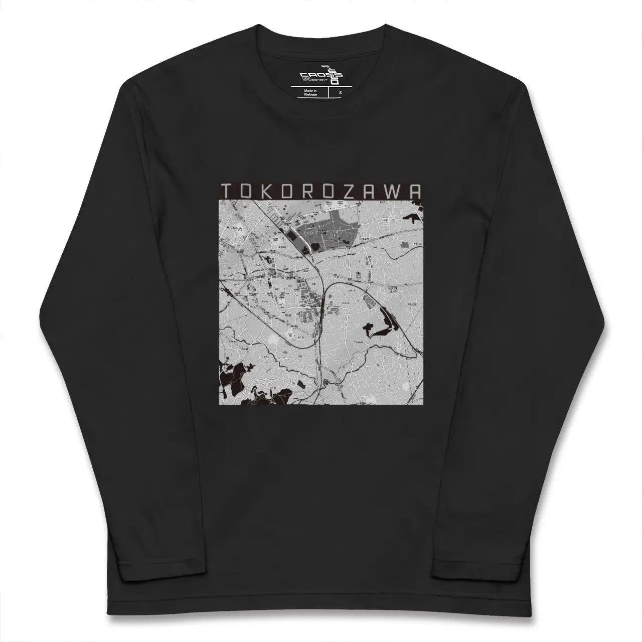 【所沢(埼玉県)】地図柄ロングスリーブTシャツ