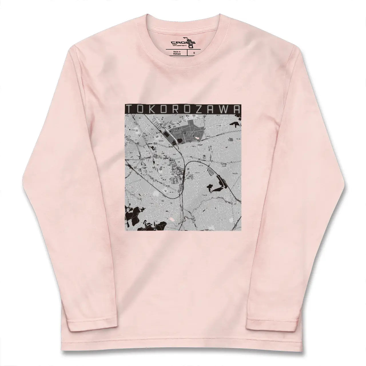 【所沢(埼玉県)】地図柄ロングスリーブTシャツ