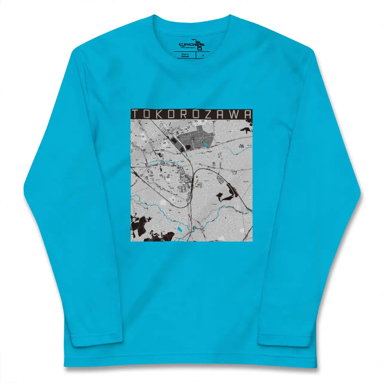 【所沢(埼玉県)】地図柄ロングスリーブTシャツ