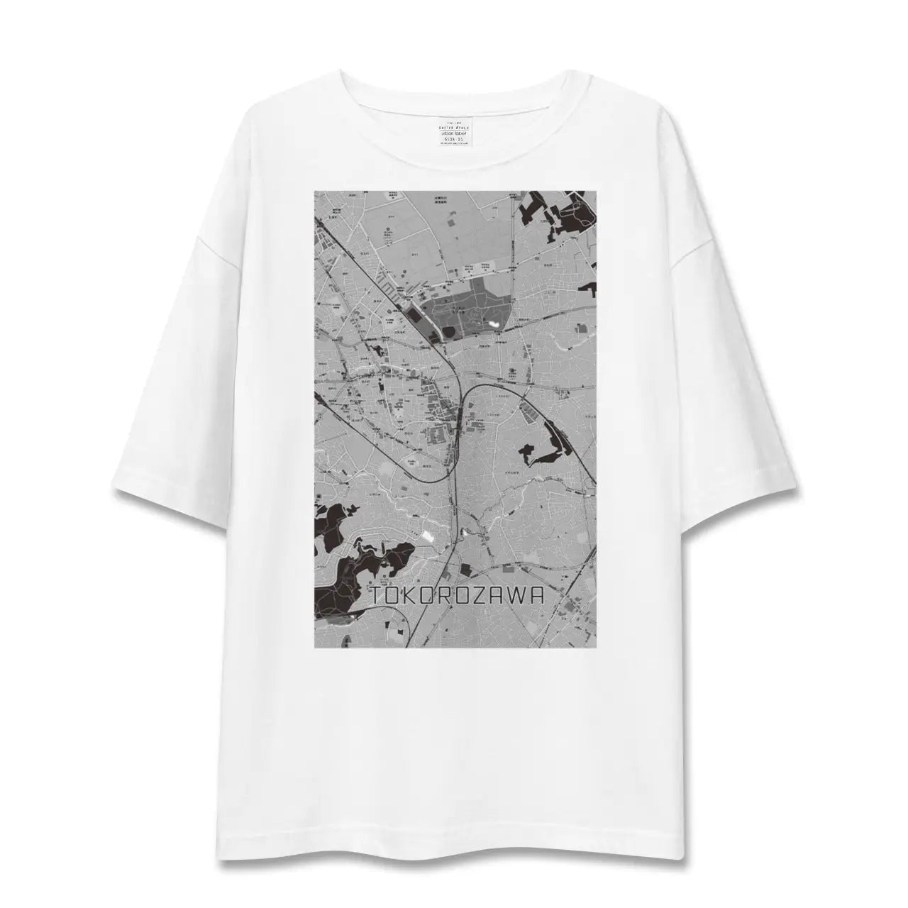 【所沢(埼玉県)】地図柄ビッグシルエットTシャツ