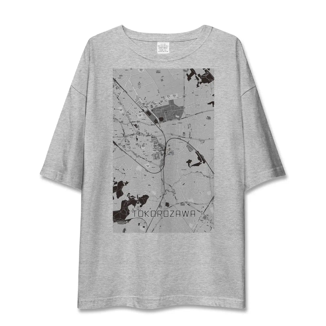 【所沢(埼玉県)】地図柄ビッグシルエットTシャツ