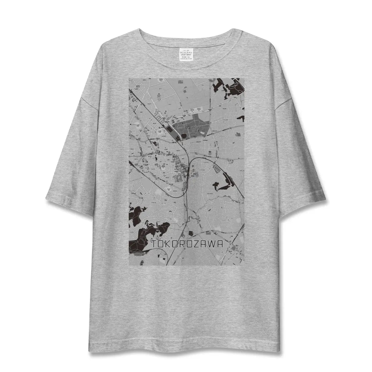 【所沢(埼玉県)】地図柄ビッグシルエットTシャツ