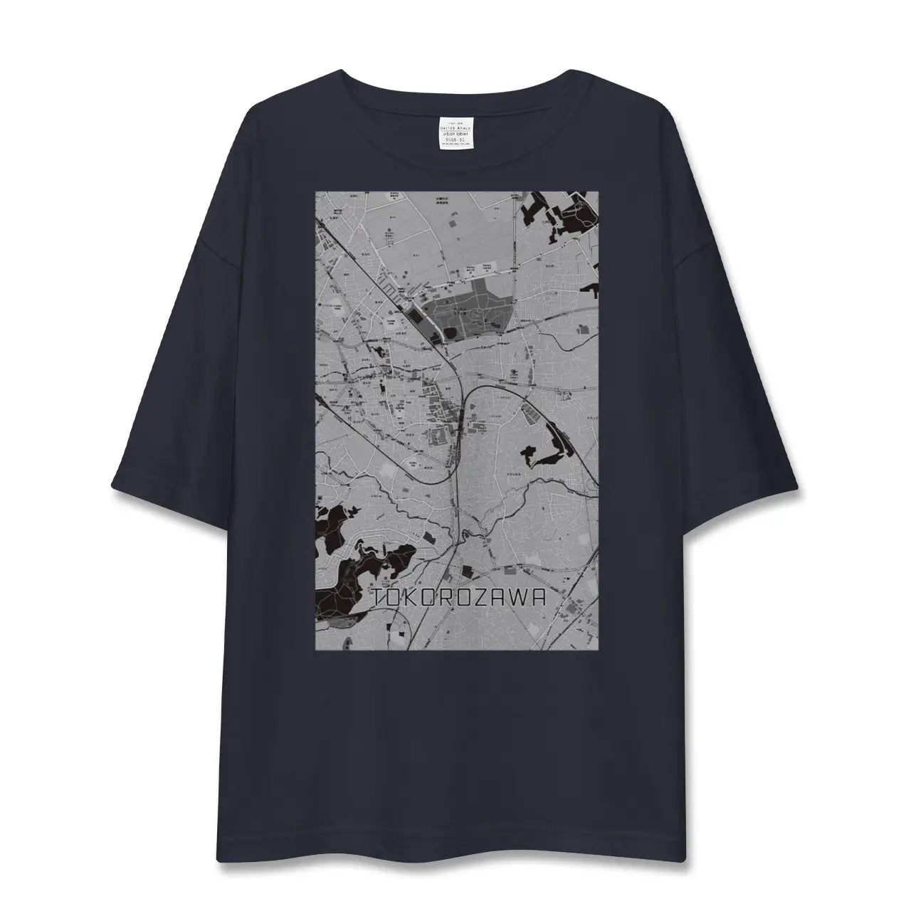 【所沢(埼玉県)】地図柄ビッグシルエットTシャツ