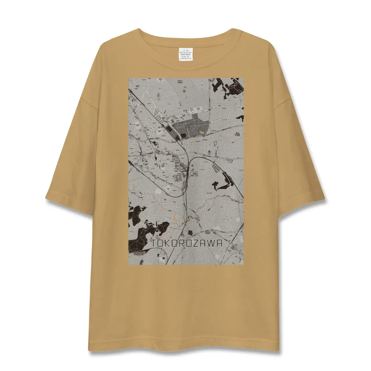 【所沢(埼玉県)】地図柄ビッグシルエットTシャツ