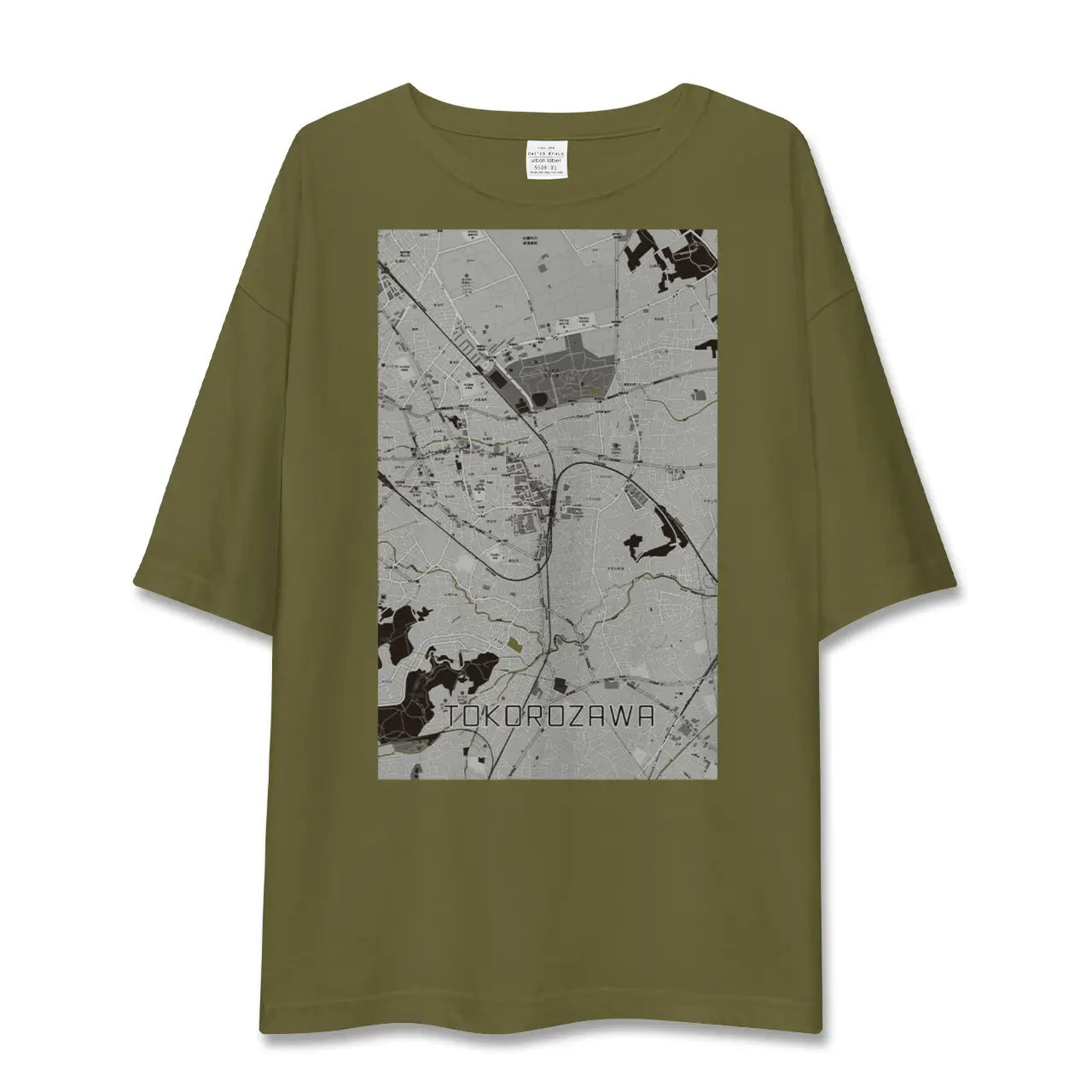 【所沢(埼玉県)】地図柄ビッグシルエットTシャツ