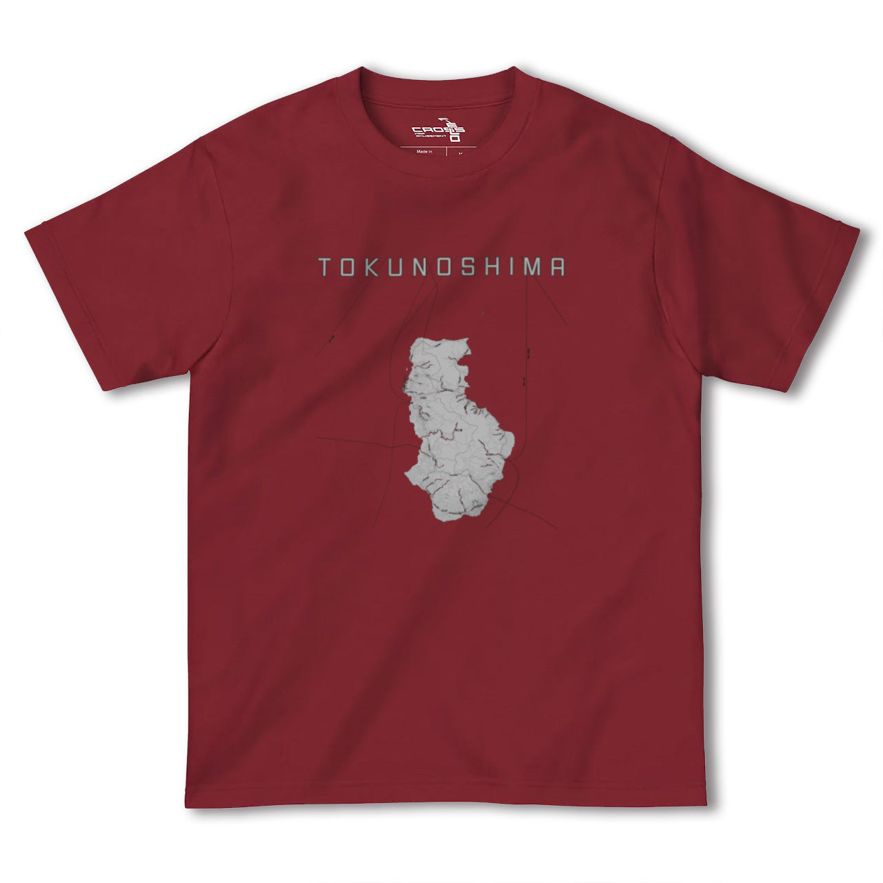 【徳之島(鹿児島県)】地図柄ヘビーウェイトTシャツ